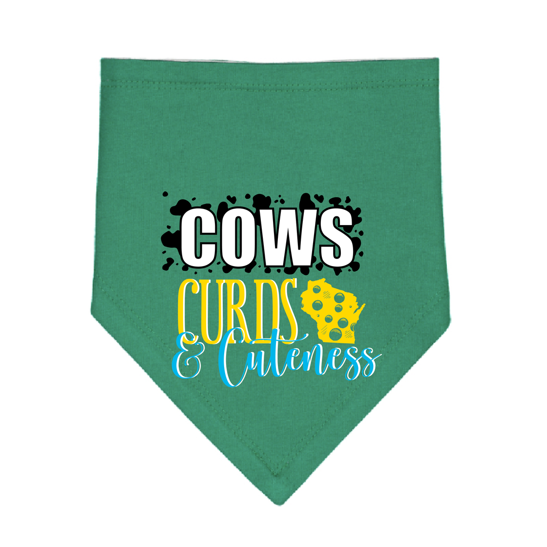 "Cows Curds & Cuteness" Baby Bib