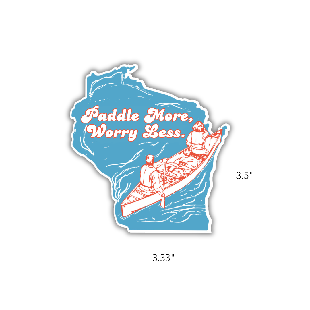 Paddle Wisconsin Decal – Discover Wisconsin