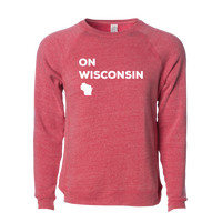 On Wisconsin Vintage Crew Sweatshirt