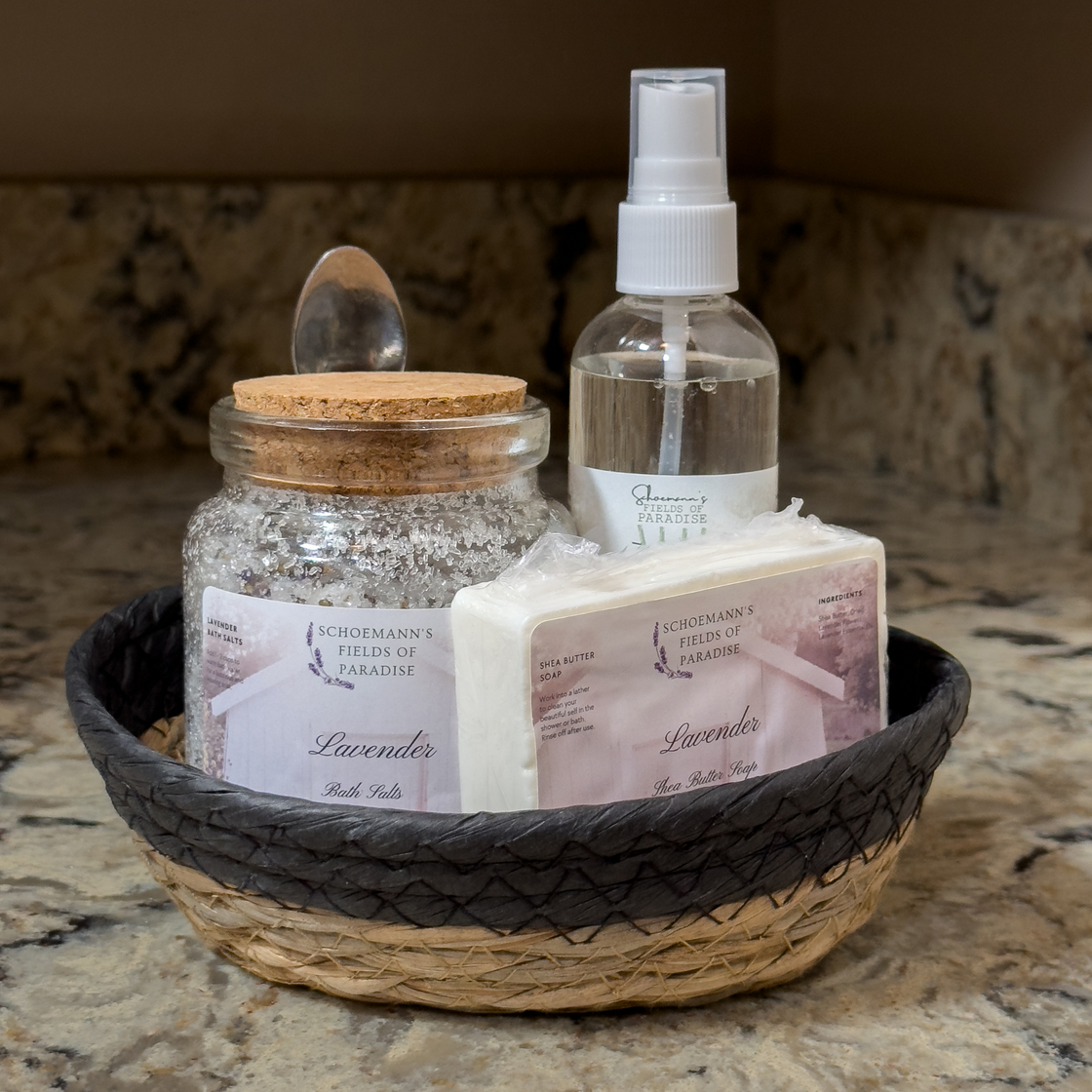 Relaxation Gift Basket | Schoemann's Field of Paradise