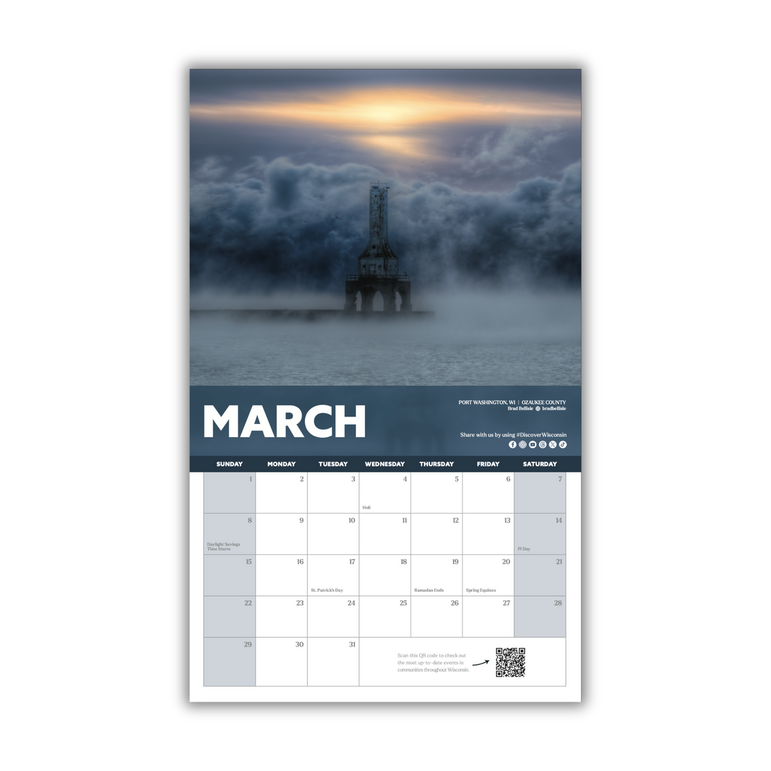 2026 Discover Wisconsin Calendar