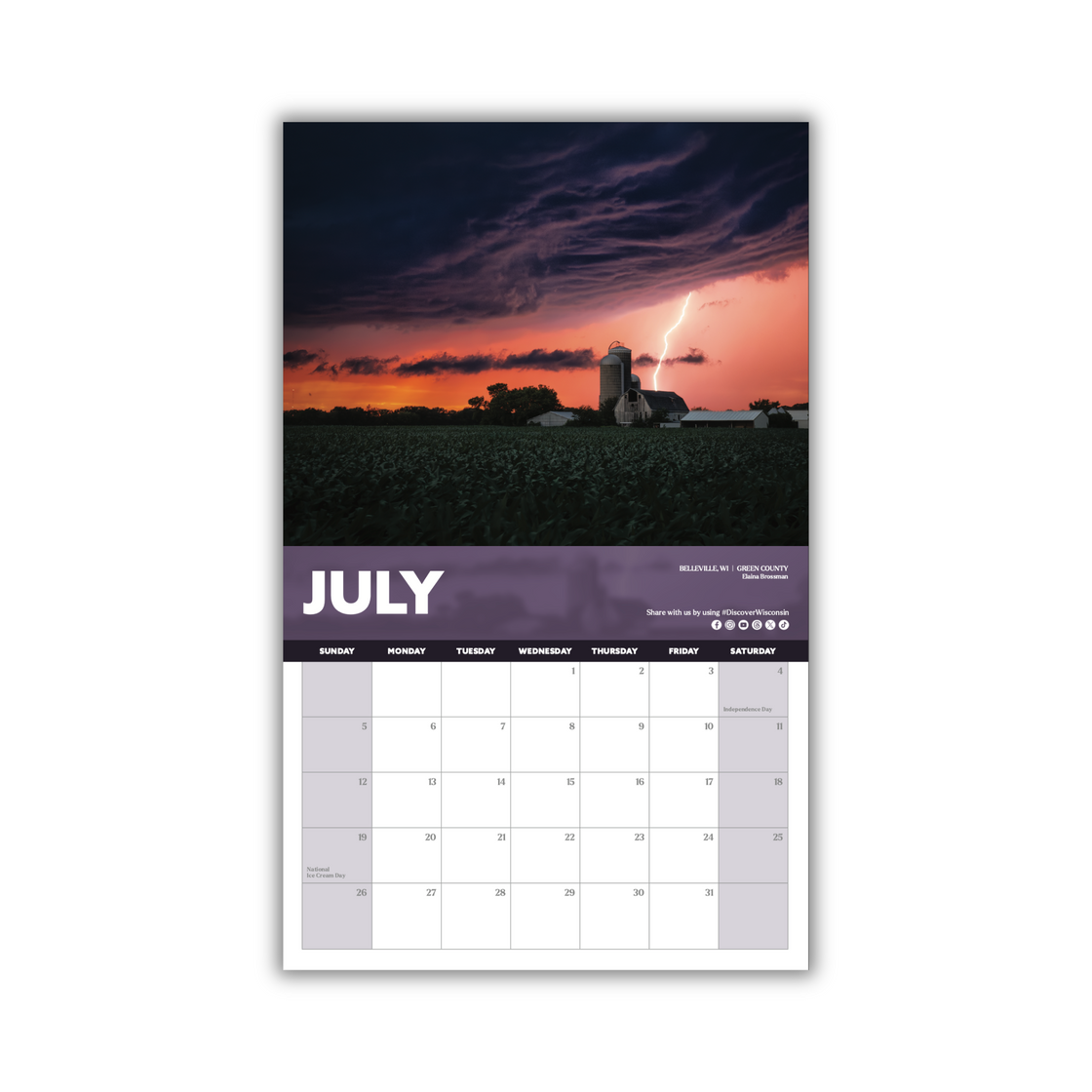 2026 Discover Wisconsin Calendar