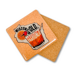 Wisconsin Old Fashioned Coaster Set of 4