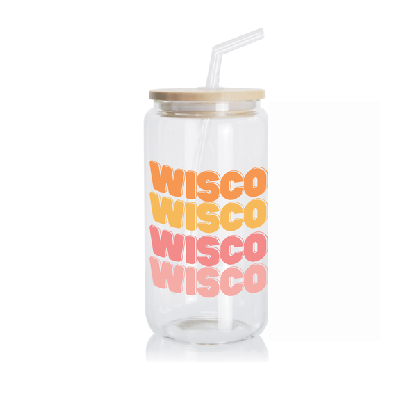 "Wisconsin Nice" Can Glass