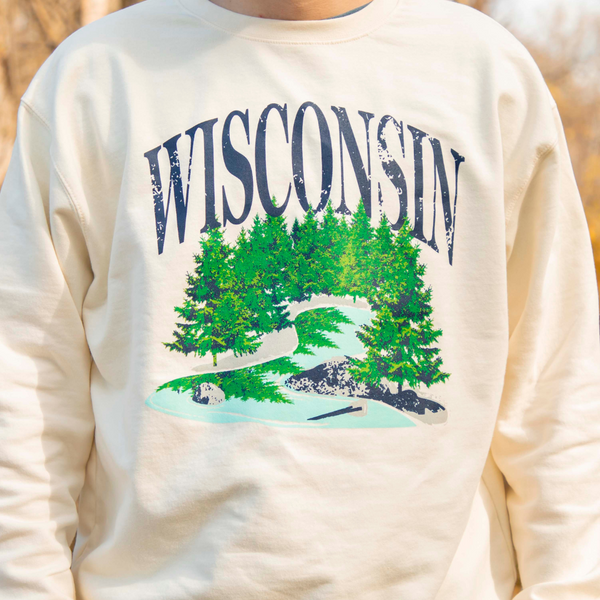 Vintage wisconsin discount sweatshirt