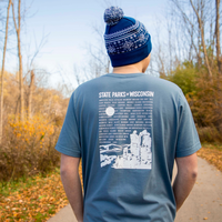 Wisconsin State Parks Tee (Slate)