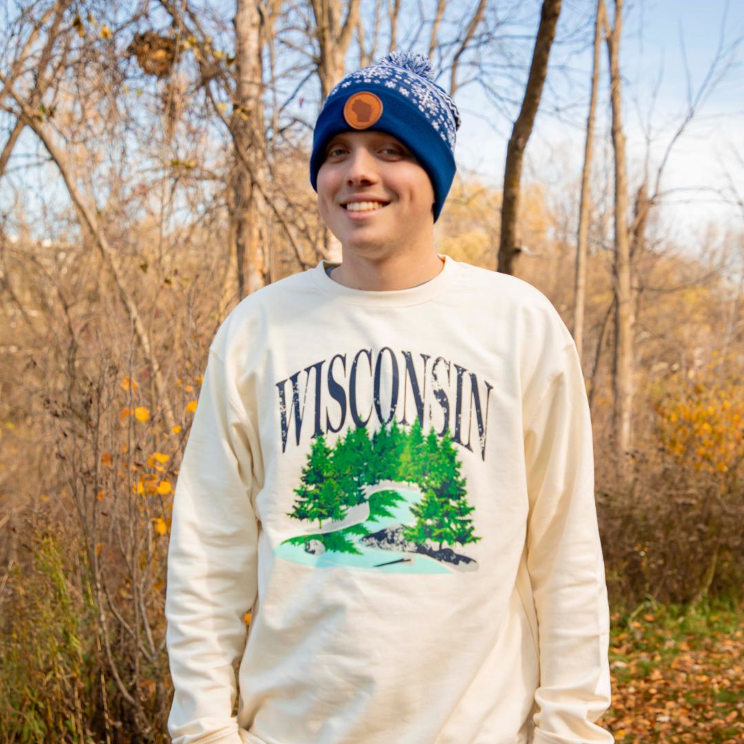 Wisconsin Throwback Crew Sweatshirt