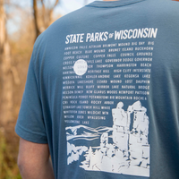 Wisconsin State Parks Tee (Slate)