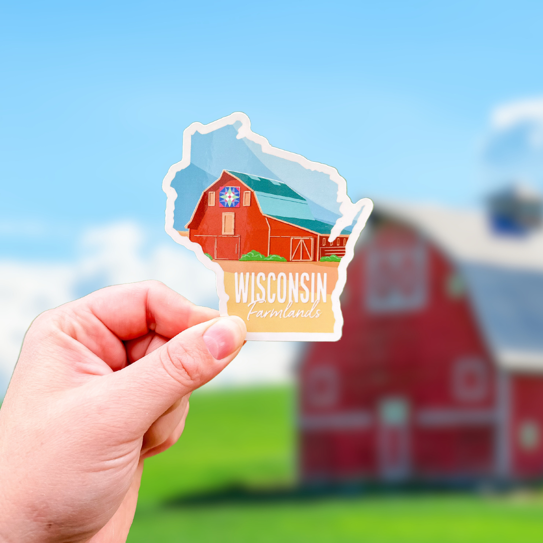 Wisconsin Farmlands Decal