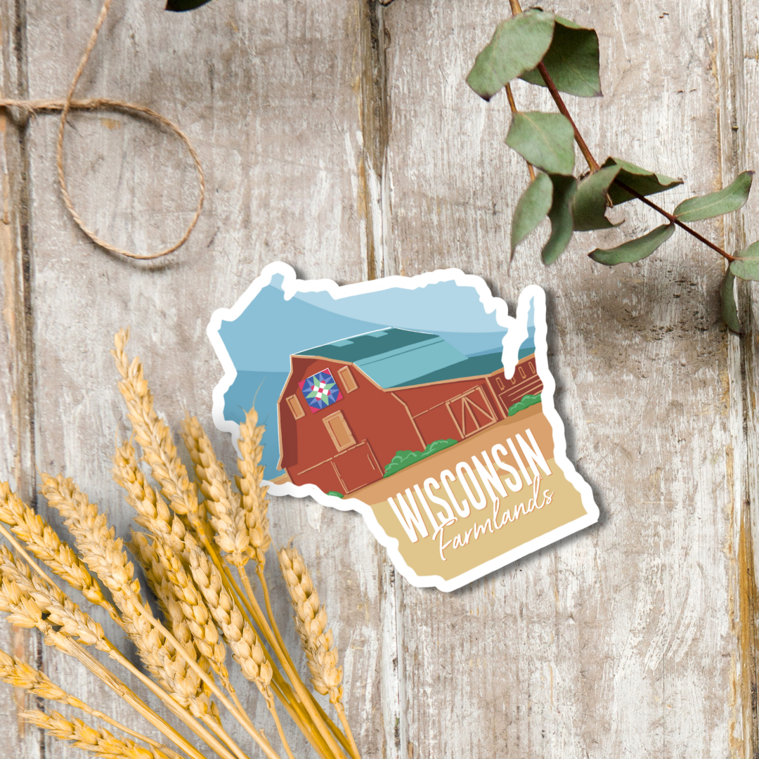 Wisconsin Farmlands Decal