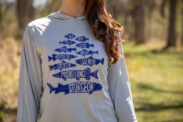 Fish Lightweight Long Sleeve – Discover Wisconsin