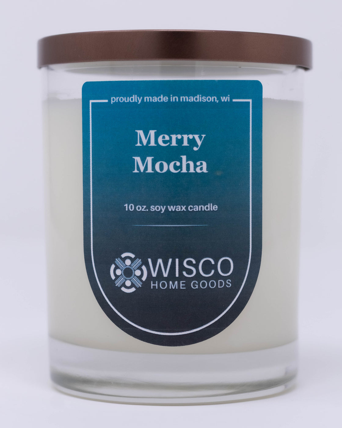 Wisco Home Goods "Merry Mocha" 14 oz. Soy Candle