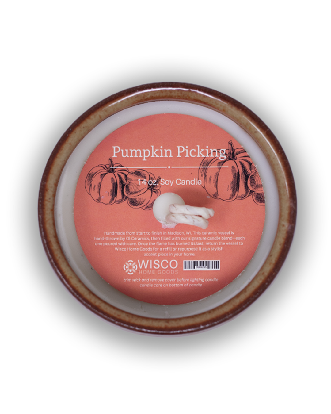 Wisco Home Goods "Pumpkin Picking" 10 oz. Soy Candle