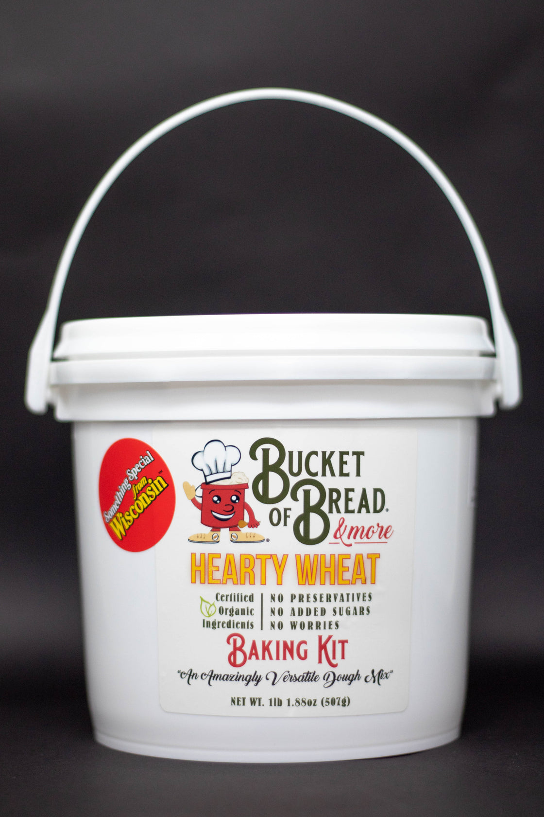 Bucket of Bread 1/2 Gallon Baking Kit Hearty Wheat