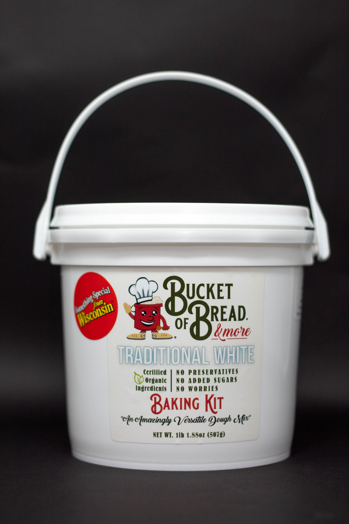 Bucket of Bread 1/2 Gallon Baking Kit Traditional White