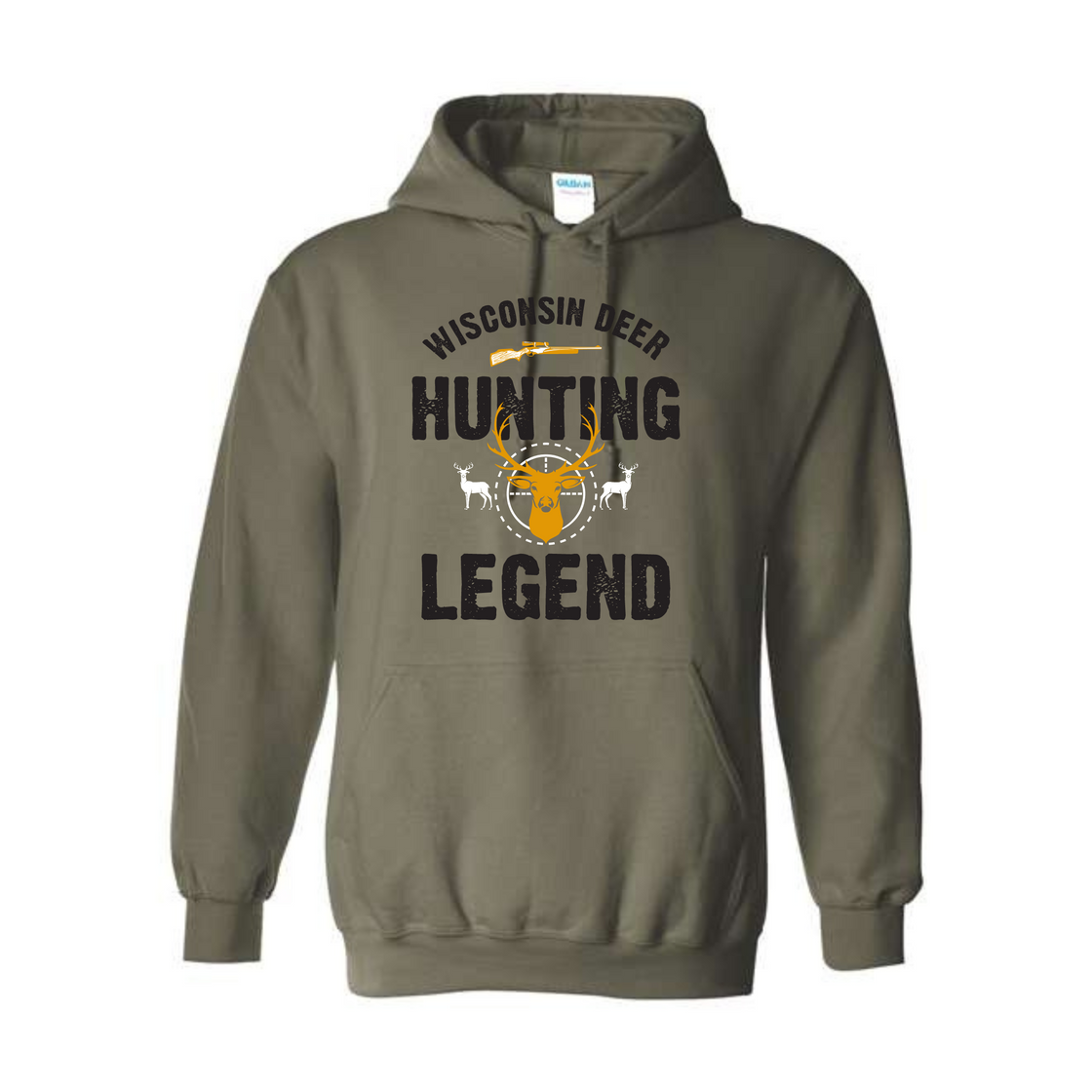 Wisconsin Deer Hunting Hoodie