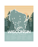 Wisconsin State Parks 8x10 Print