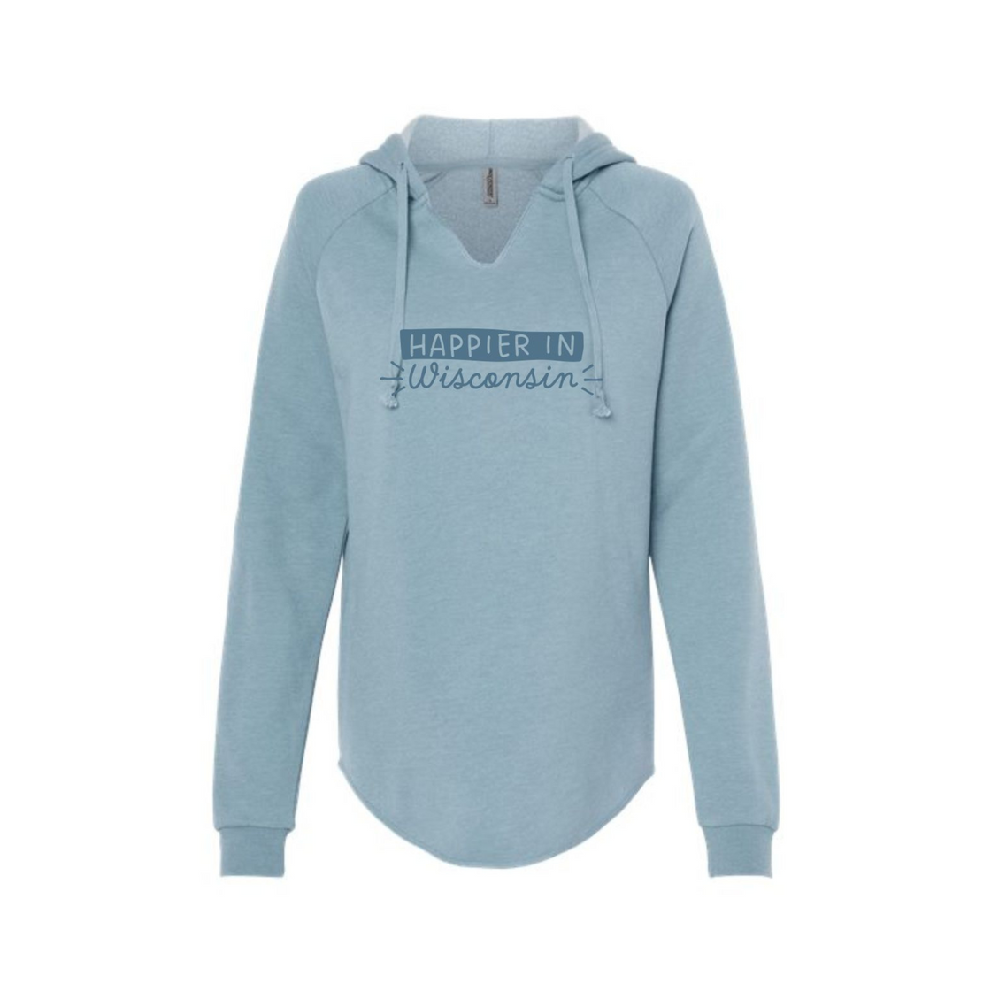 Happier in Wisco Lightweight Hoodie