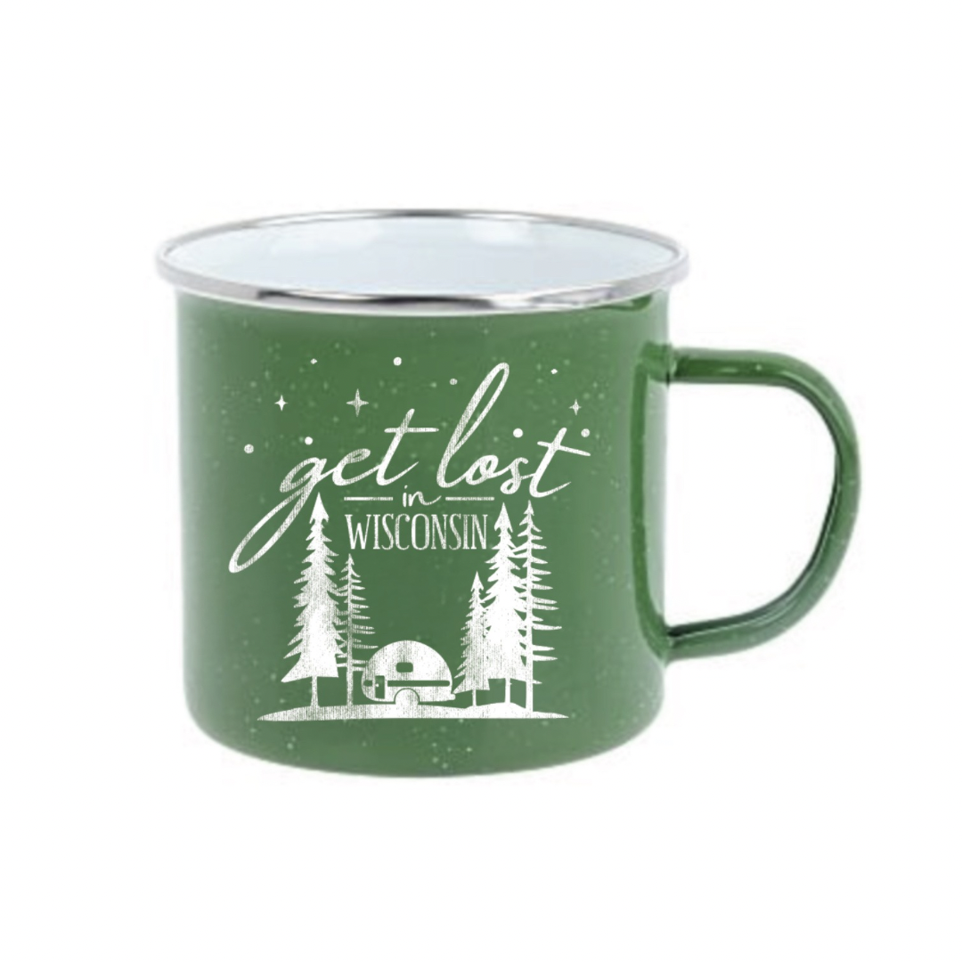 Get Lost in Wisconsin Camp Mug