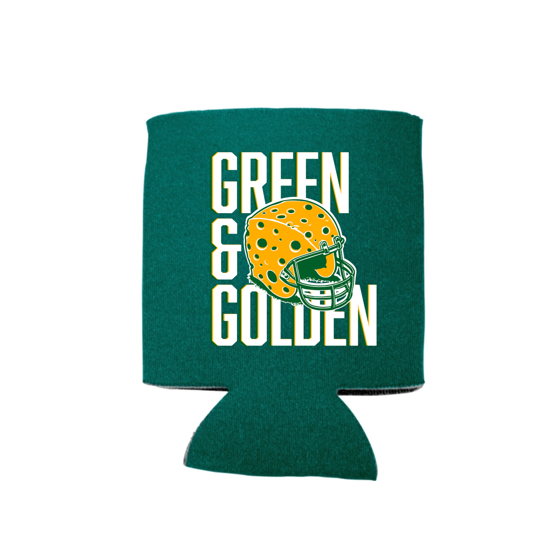 Green & Gold Can Koozie