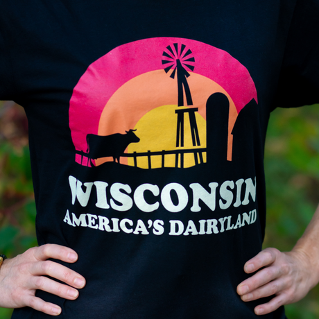 Wisconsin America's Dairyland Tee - 0