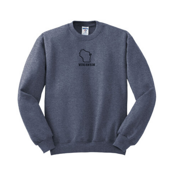 Vintage State Lines Crewneck