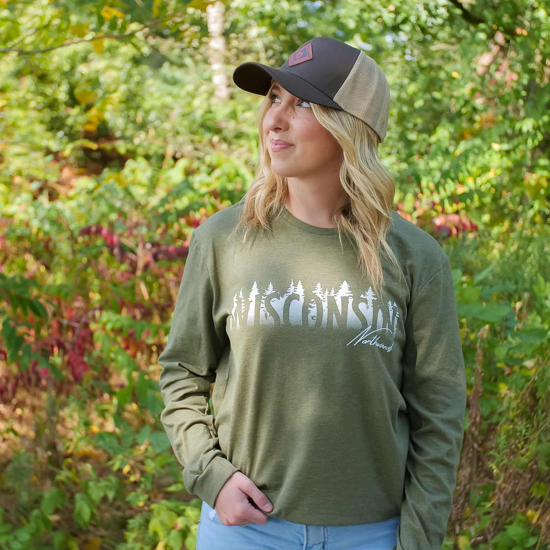 Wisconsin Northwoods Long Sleeve Tee