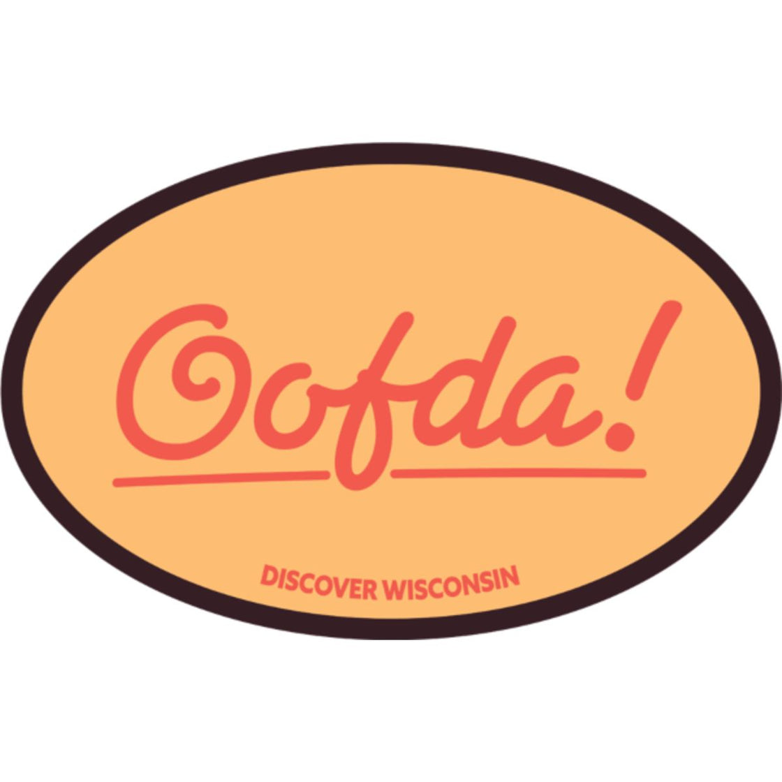 Oofda! Sticker