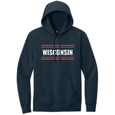 Wisconsin Stripes Hoodie