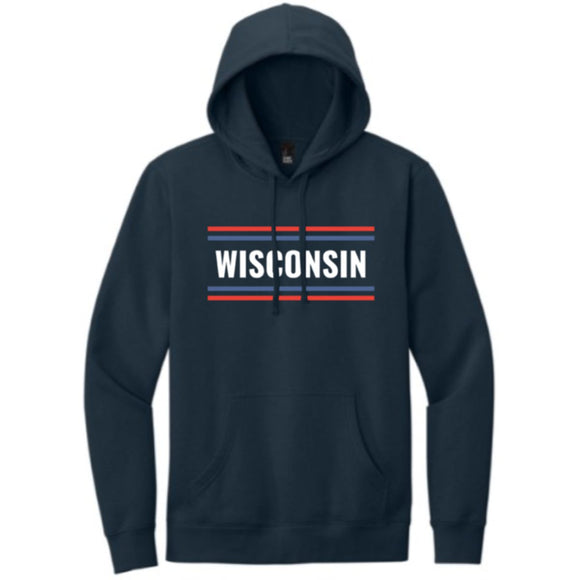 Wisconsin Stripes Hoodie
