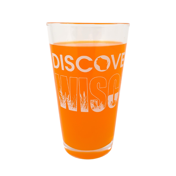 Discover Wisconsin Pint Glass